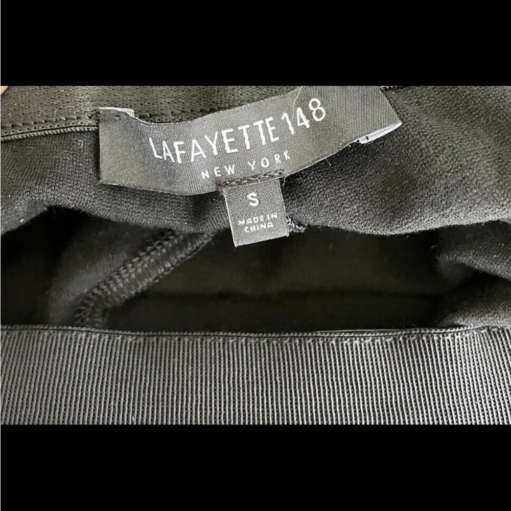 Lafayette 148 NY Black Stirrup Leggings Pants | Size Small